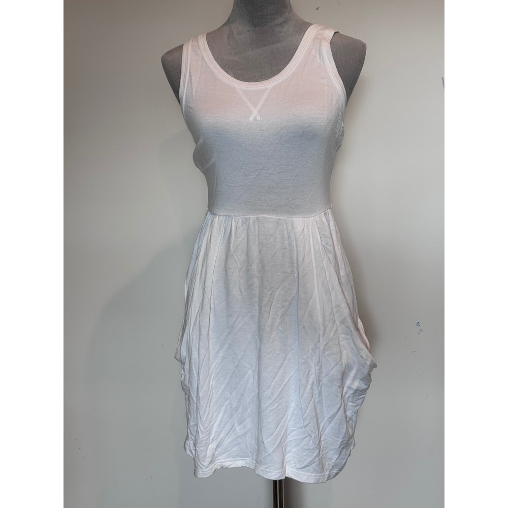 Pieces by Kensie Womens White Sleeveless Tank Dress with Pockets Size Small